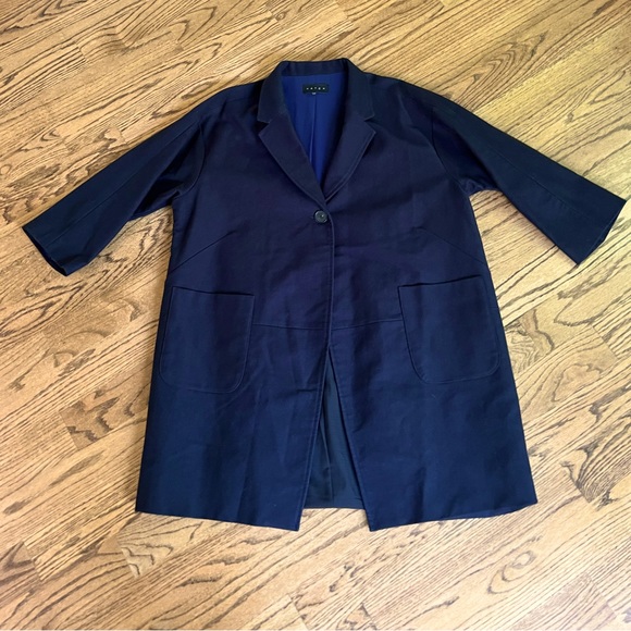 Hatch Maternity Navy Jacket O/S - Picture 1 of 10